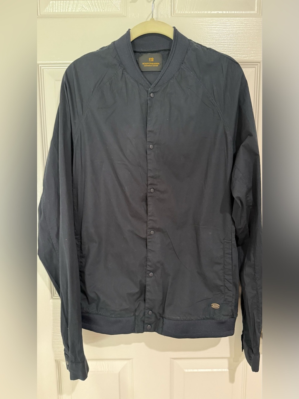 Scotch & Soda Men's Dark Navy Lightweight Jacket